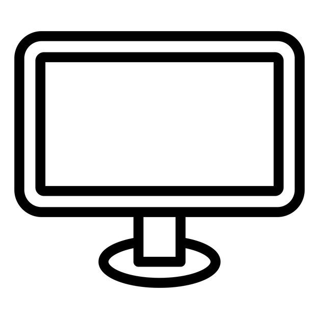 Vektor-Design Lcd-Ikonen-Stil