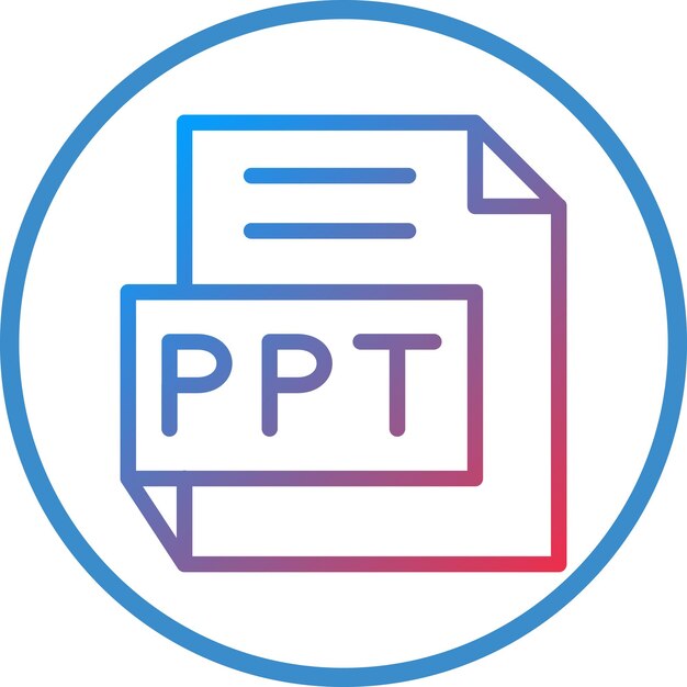 Vektor-Design PPT-Ikonen-Stil