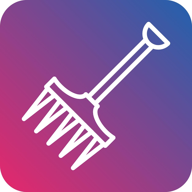 Vektor-Design-Rake-Ikonen-Stil
