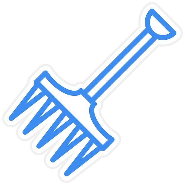 Vektor-Design-Rake-Ikonen-Stil