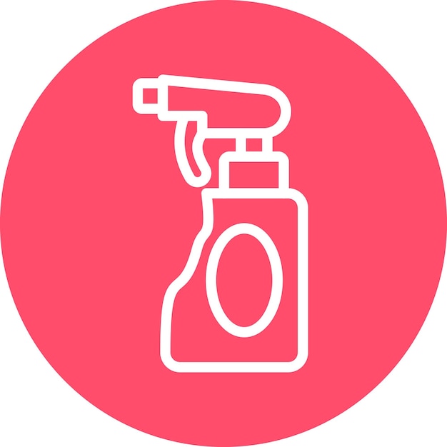 Vektor-design-reinigungsspray-ikonen-stil