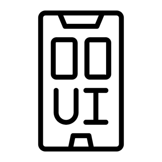 Vektor-Design Ui-Design-Ikonen-Stil