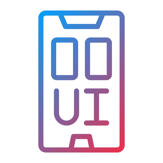 Vektor-Design Ui-Design-Ikonen-Stil