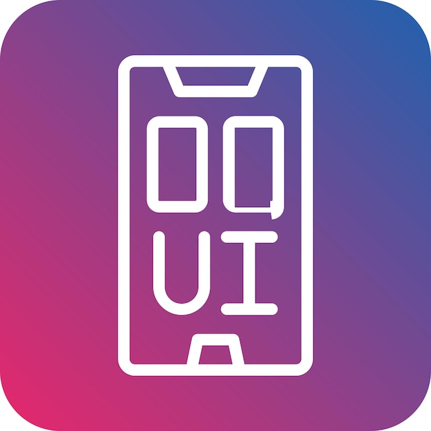 Vektor-Design Ui-Design-Ikonen-Stil
