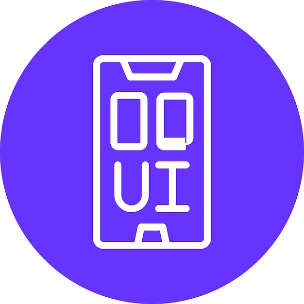 Vektor-Design Ui-Design-Ikonen-Stil