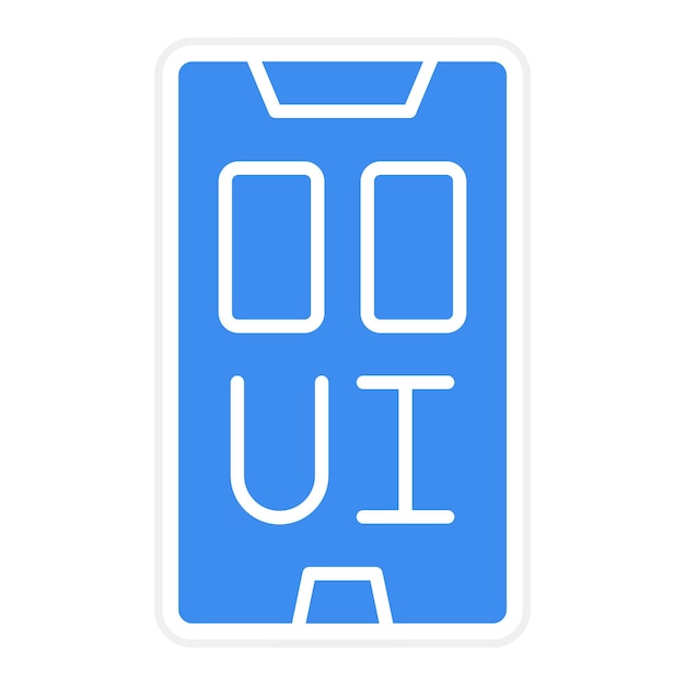 Vektor-Design Ui-Design-Ikonen-Stil