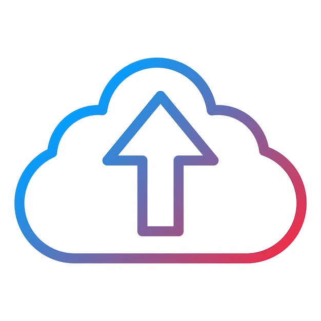 Vektor-Design-Upload-Symbol-Stil