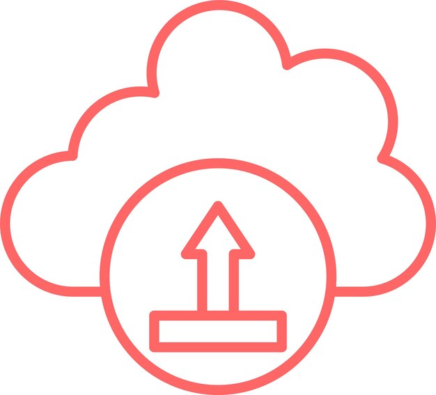 Vektor-Design-Upload-Symbol-Stil
