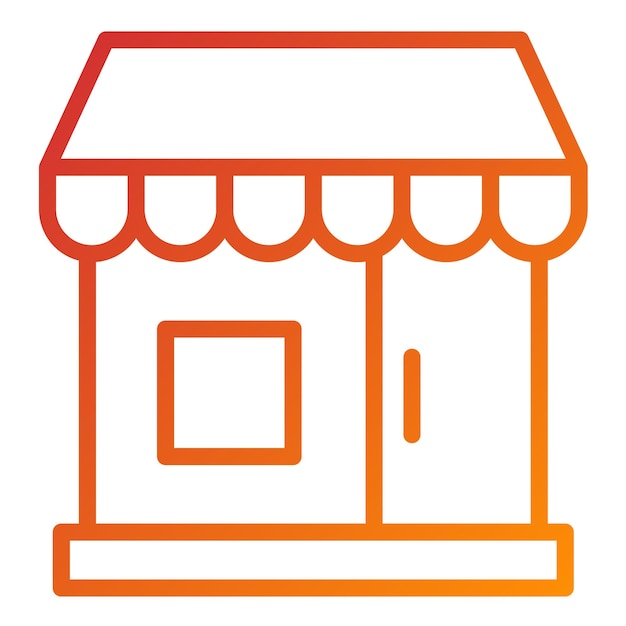 Vektor-Design Vintage-Shop-Ikonen-Stil