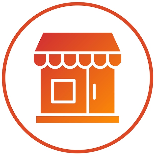 Vektor-Design Vintage-Shop-Ikonen-Stil