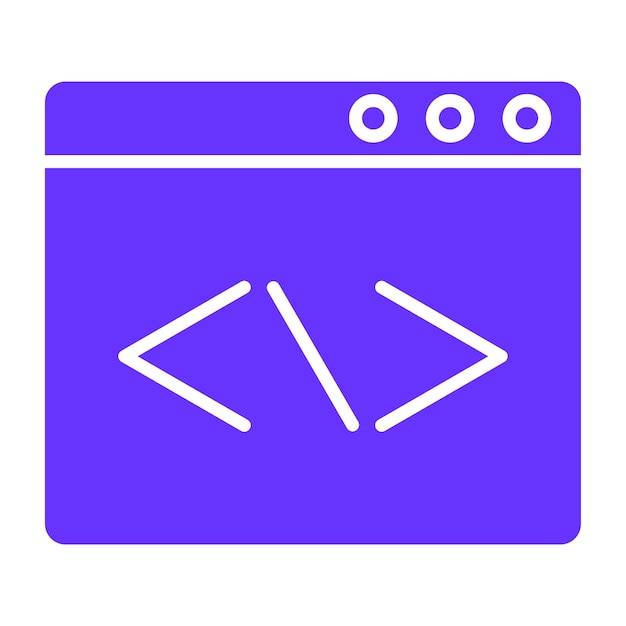 Vektor-Design-Web-Codierung-Ikonen-Stil