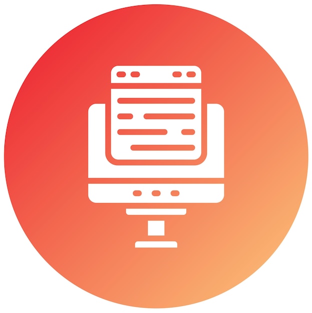 Vektor-Design Web-Design-Ikonen-Stil