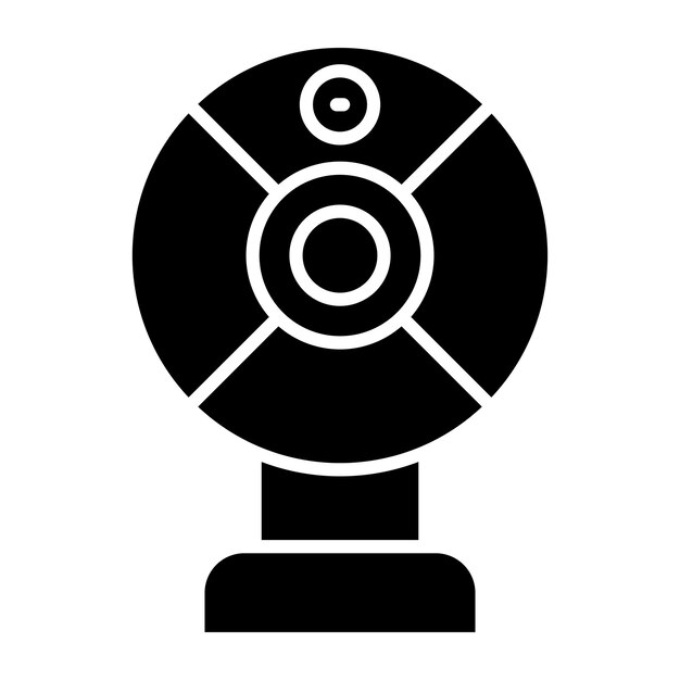 Vektor-Design Webcam-Ikonen-Stil