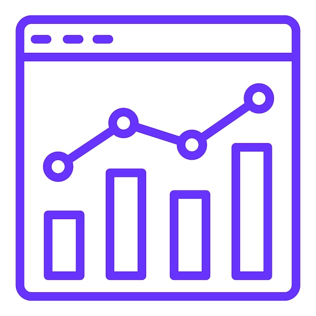 Vektor-Design Website Dashboard-Symbol-Stil