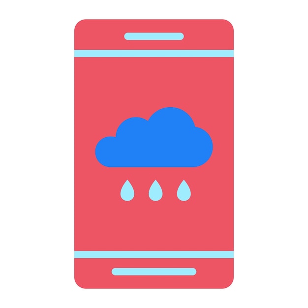 Vektor-design-wetter-app-symbol-stil