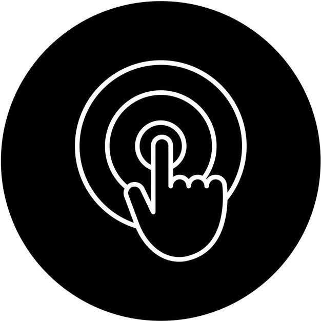 Vektor-Design-Ziel-Ikonen-Stil