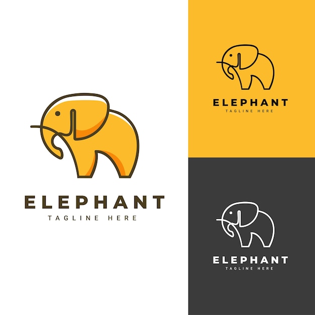 Vektor-elefant-logo-vektor-illustrator-design-vorlage