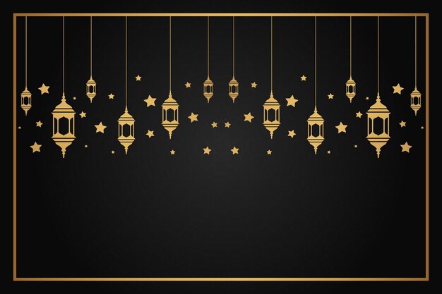 Vektor vektor elegante luxuriöse ramadan eid al-fitr islamische hintergrund dekorative grußkarte