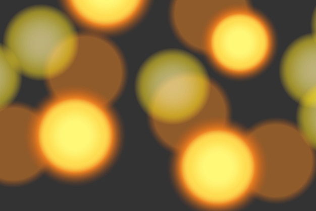 Vektor eps 10 Goldpartikel Leuchtende gelbe Bokeh-Kreise funkelnder goldener Staub abstrakte goldene Luxus-Hintergrunddekoration