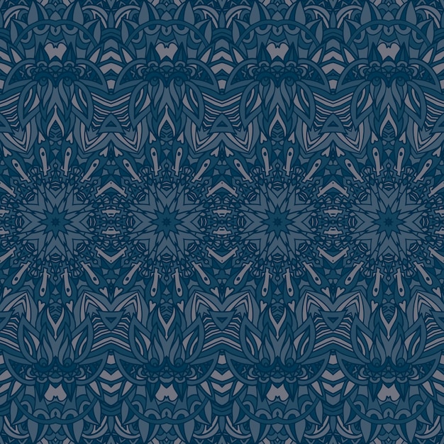 Vektor Ethnische nahtlose Vintage-Muster Hintergrund ornamentale Vektor-Illustration Textilgewebe Ikat-Design