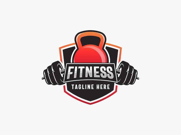 Vektor vektor-fitness und crossfit-gesundheitspflege-logo-gradient