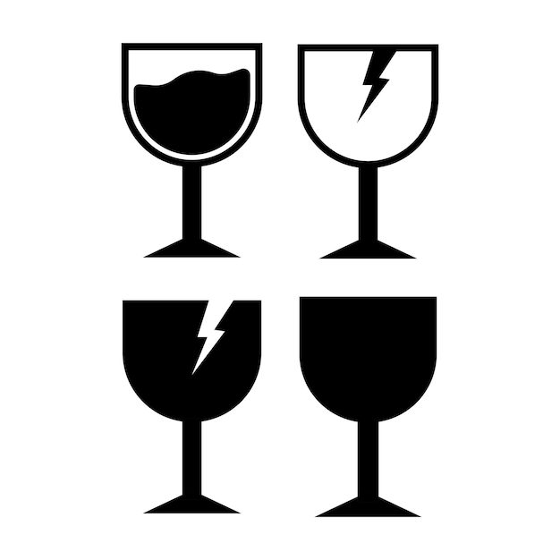 Vektor-fragiles Icon-Design