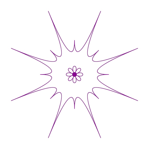 Vektor vektor für die abbildung von blumen-symbolen