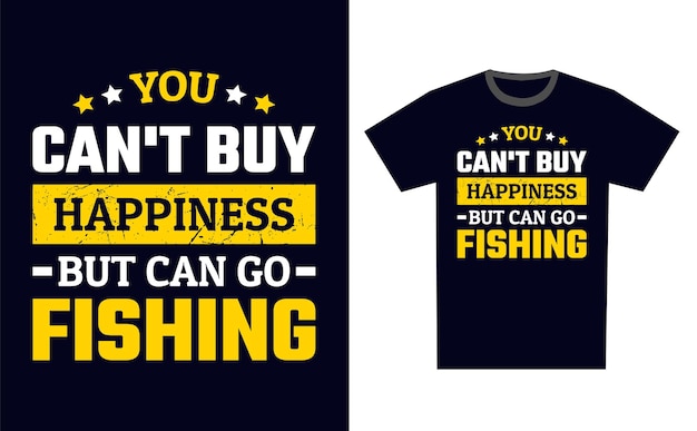 Vektor für t-shirt-design-vorlagen für fischerei