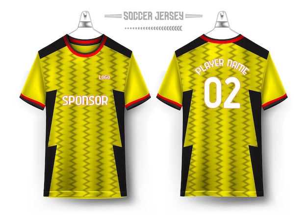 Vektor-Fußballtrikot-Design zur Sublimation