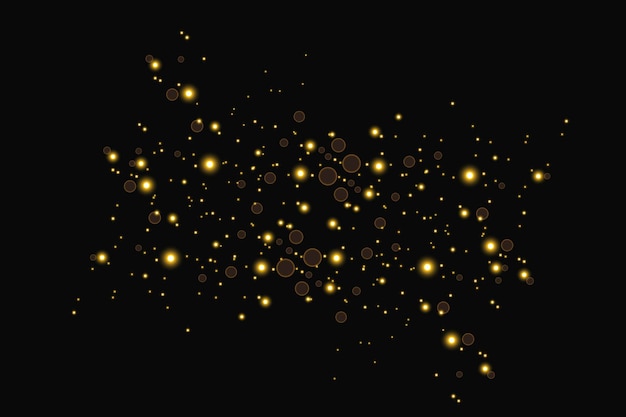 Vektor glänzende goldene abstrakte Linien