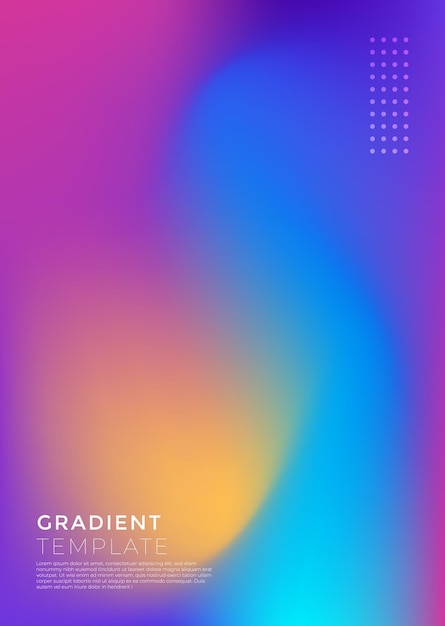 Vektor-gradienten-cover-hintergrundvorlage