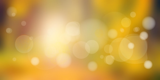 Vektor-Herbst-Hintergrundverschwörung und Bokeh