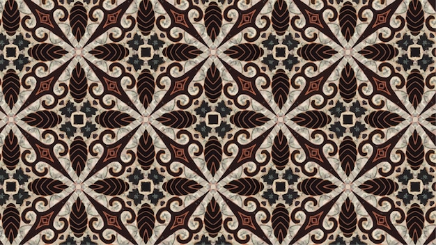 Vektor-Hintergrund des Batik-Musters, Batik-Indonesier