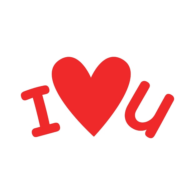 Vektor ich liebe dich Text handgeschrieben ich liebe dich Satz Vektor Illustration