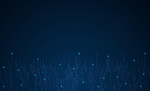 Vektor-Illustration der Leiterplatten Hightech-Technologie-Hintergrund
