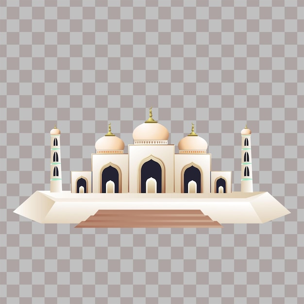 Vektor-Illustration der Moschee für Ornament-Design-Bedürfnisse für islamische Veranstaltungen