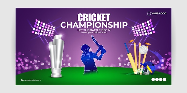 Vektor-Illustration der T20 Cricket Tournament 2023 Social-Media-Story-Feed-Mockup-Vorlage