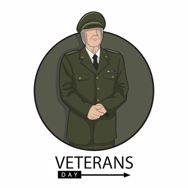 Vektor-illustration des veteranen-tages