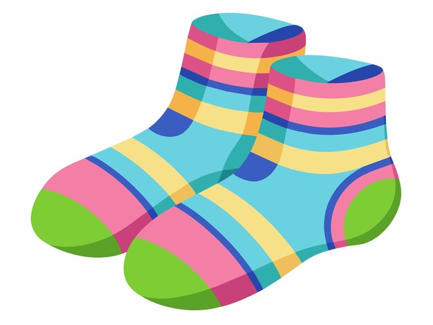 Vektor-illustration von baby-socken