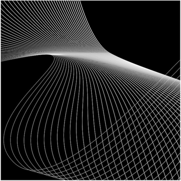 Vektor-Illustration von Bewegungsmustern aus Linien und Form geometrischen abstrakten Hintergrund. EPS10.