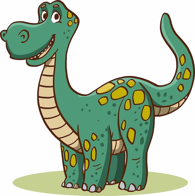 Vektor-illustration von dinosaurier-cartoon