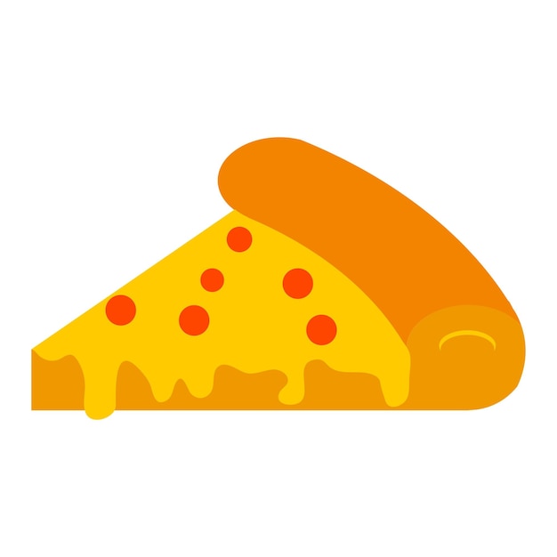 Vektor-Illustrationsdesign für Pizza-Symbole