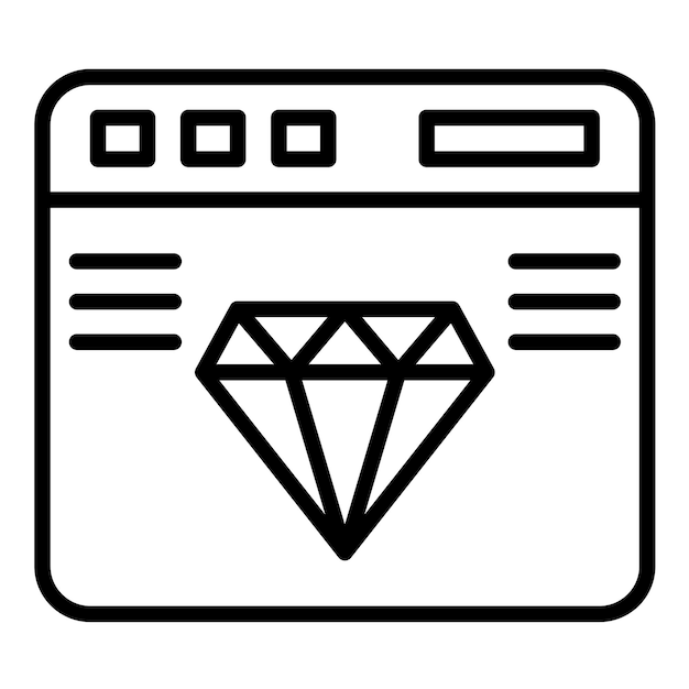 Vektor-Illustrationsstil für Premium-Websites