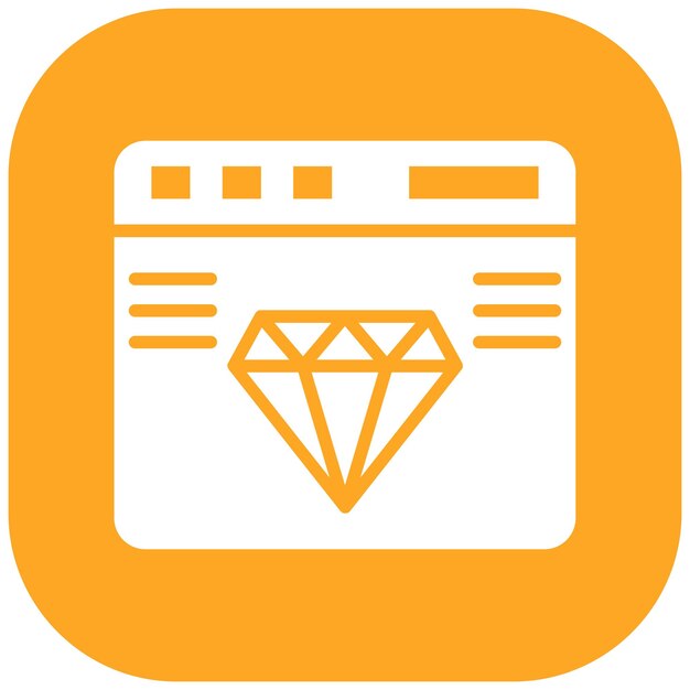 Vektor-Illustrationsstil für Premium-Websites