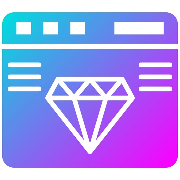 Vektor-Illustrationsstil für Premium-Websites