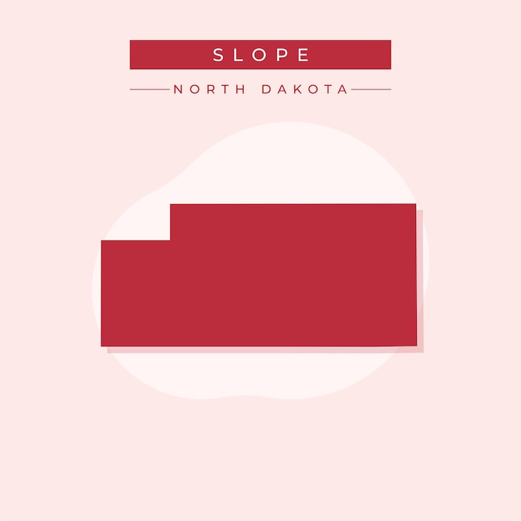 Vektor vektor-illustrationsvektor der hangkarte von north dakota