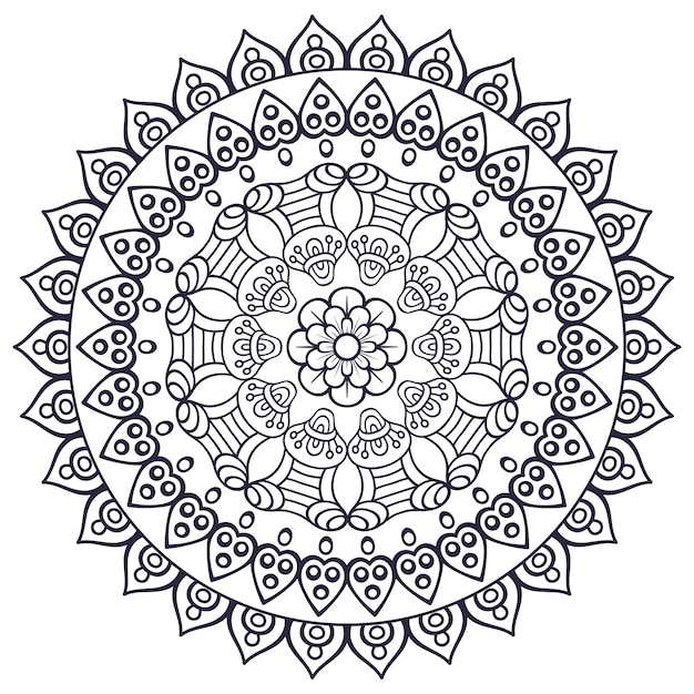 Vektor indische mandala