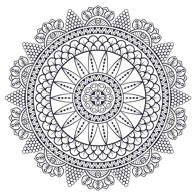 Vektor indische Mandala