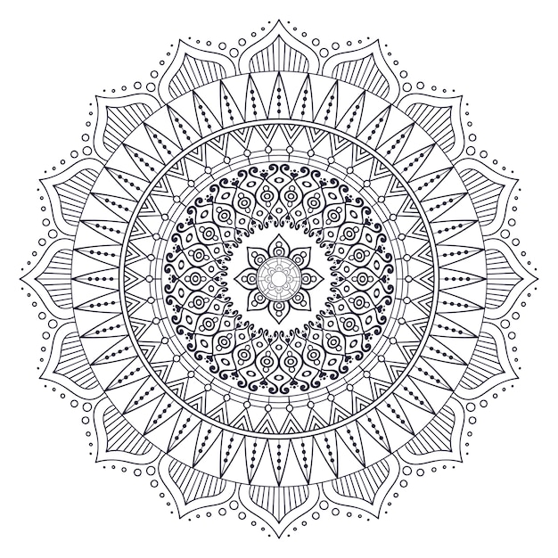 Vektor indische Mandala