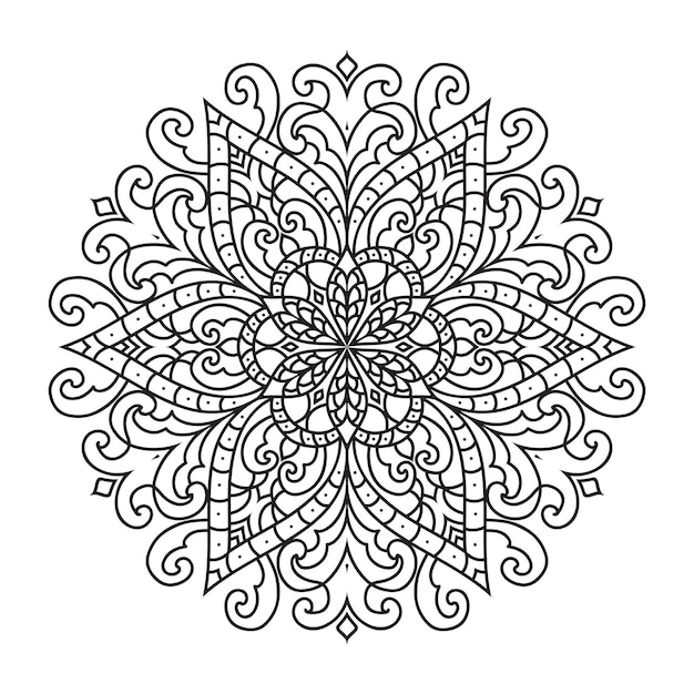 Vektor indische mandala